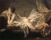 Francois Boucher reclining girl oil painting reproduction